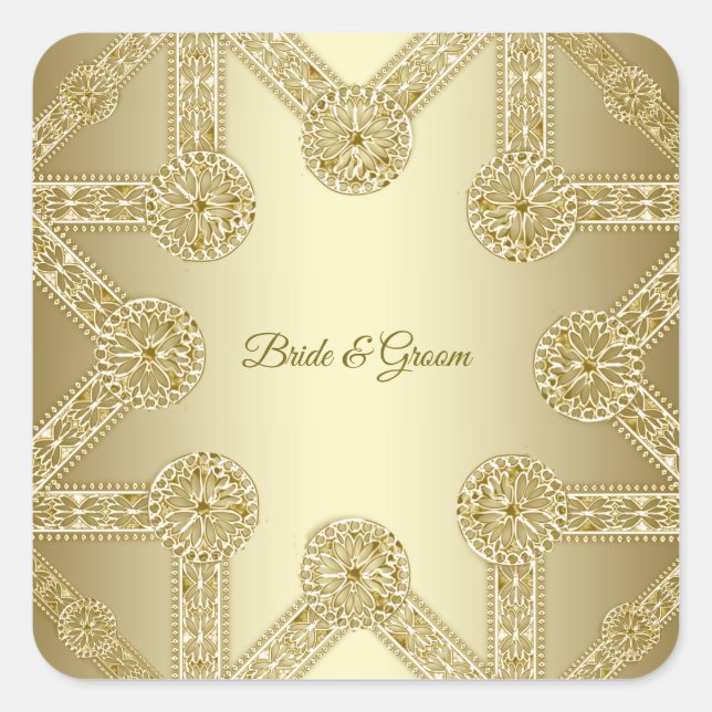 Gold Decorative Sticker (Front)