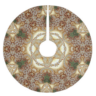 Gold Decorative Tree Skirt