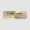 Gold Design Custom Magnetic Name Badge