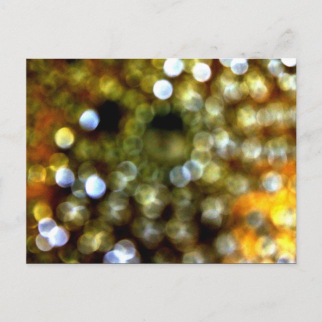 Gold Design Invitation Postcard (Front)