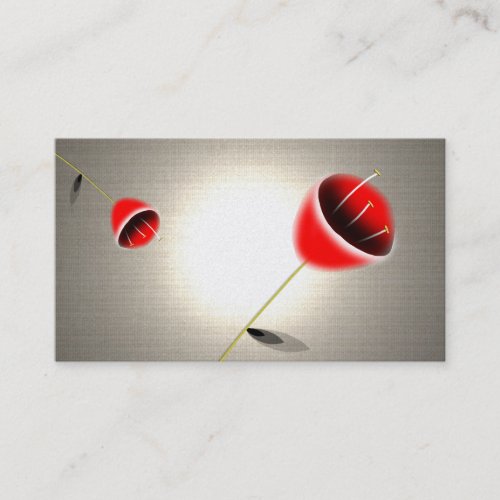 Gold Designer Profile Business Cards Poppy