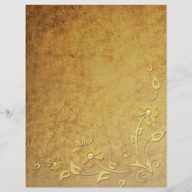 Gold Detail Letterhead (Front)