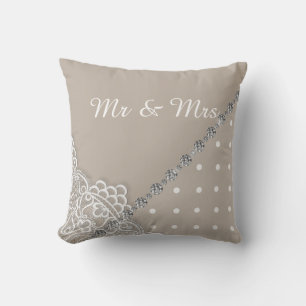 GOLD DIAMOND HEART CUSHION WEDDING