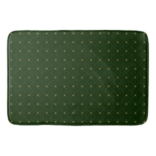 Gold Diamond Pattern Bath Mat