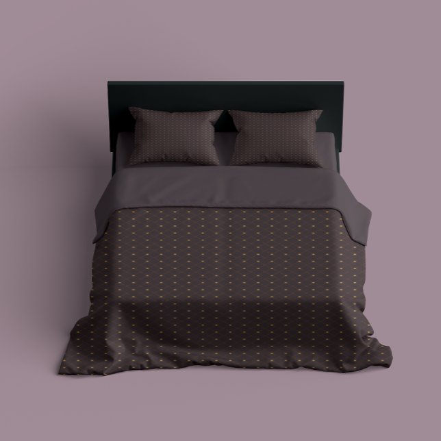 Gold Diamond Pattern Duvet Cover (Creator Uploaded)