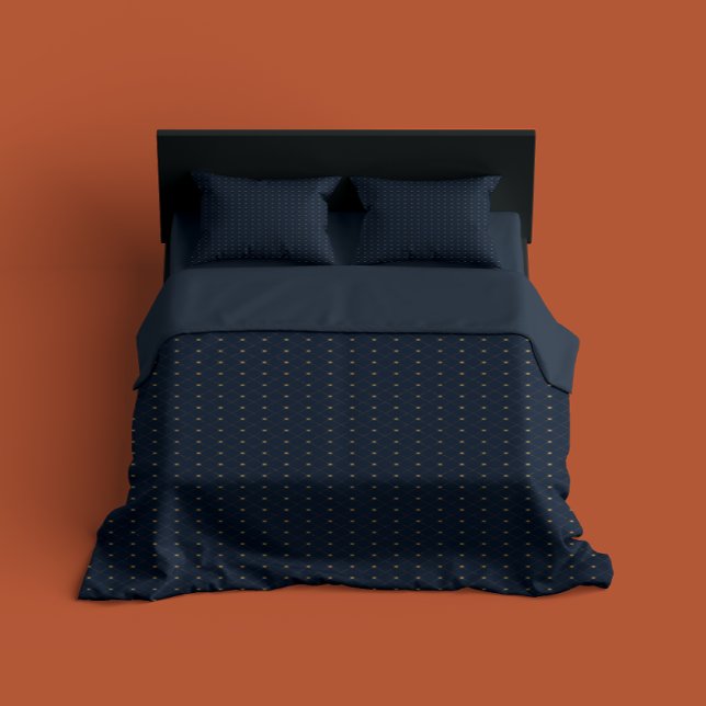 Gold Diamond Pattern Duvet Cover (Creator Uploaded)