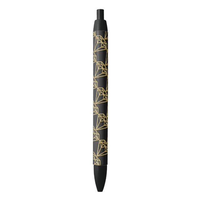 Gold Diamond Pen (Front Vertical)