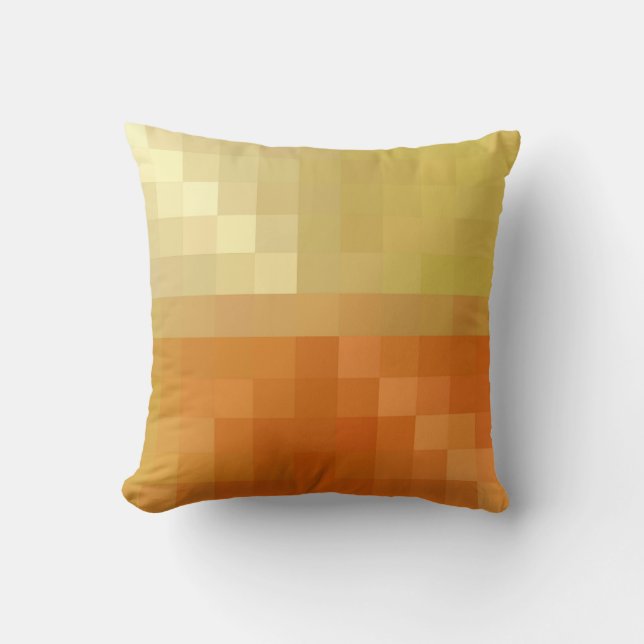 Gold Diamond Seamless Pattern Throw Pillow (Front)