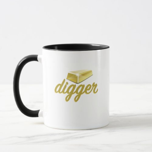 Gold Digger Funny Coffee Mug