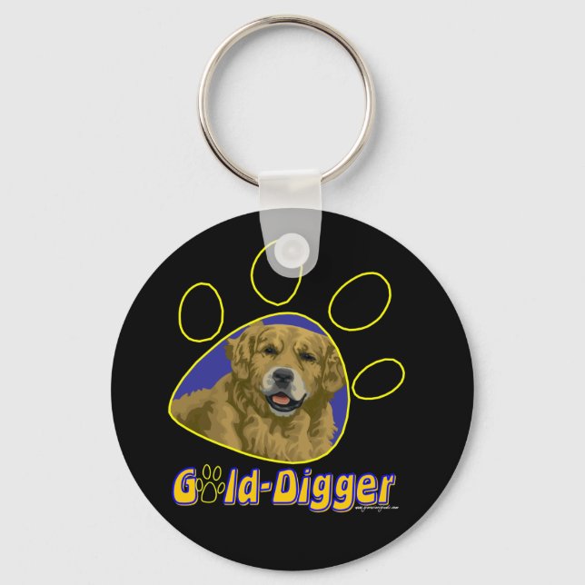 Gold - Digger Keychain (Front)