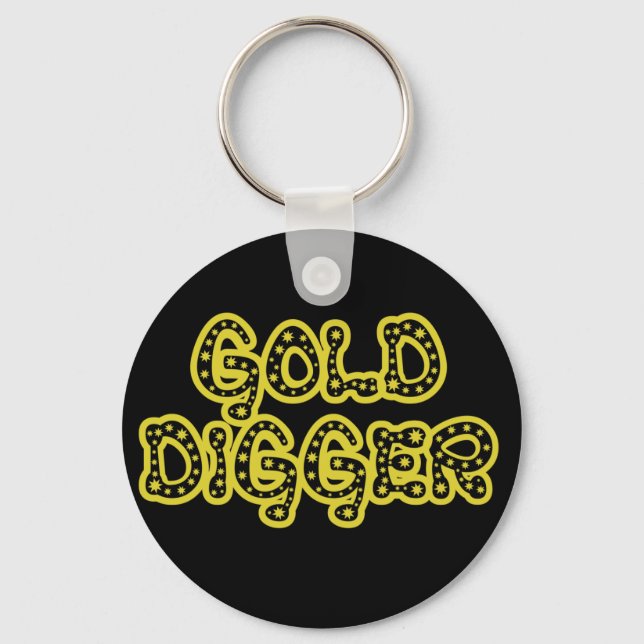 Gold Digger Keychain (Front)