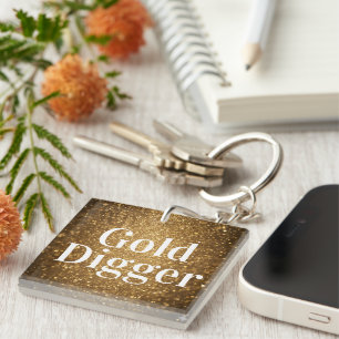 Gold Digger keychain gift
