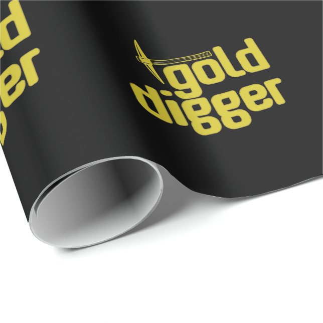 Gold Digger Spitzhacke Pickel Tool Wrapping Paper (Roll Corner)