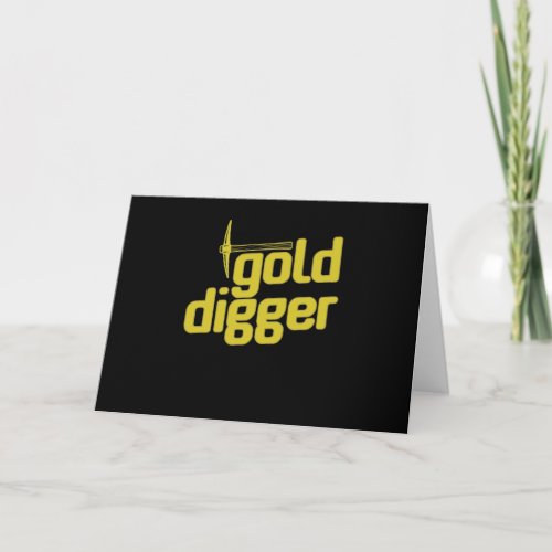 Gold Digger Spitzhacke Pickel Werkzeug Card