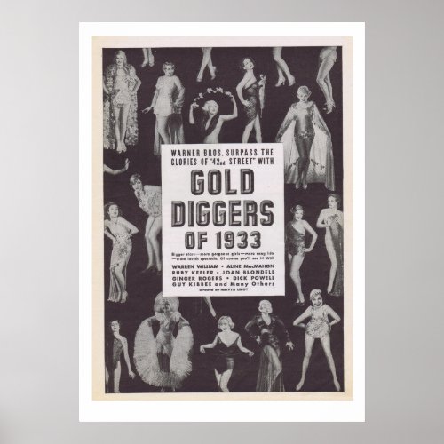 Gold Diggers of 1933 Poster