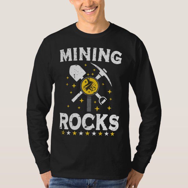Gold Digging Gold Mining Gold Panning Gold Mine T-Shirt (Front)