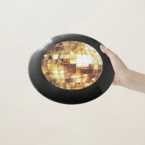 Gold Disco Ball Wham-O Frisbee