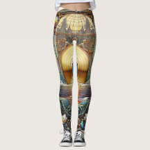 Gold Disk Leggings