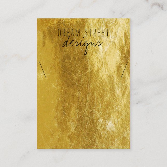 Gold Display Card (Front)