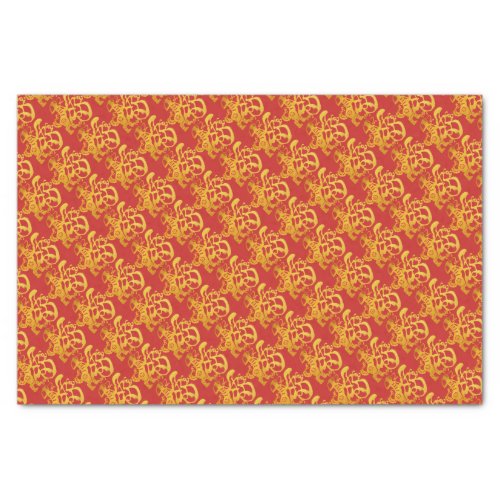 Gold Dog Papercut Chinese New Year 2018 Tissue P Tissue Paper