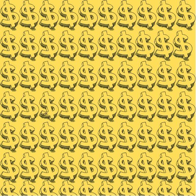 gold dolar cutout (Front)