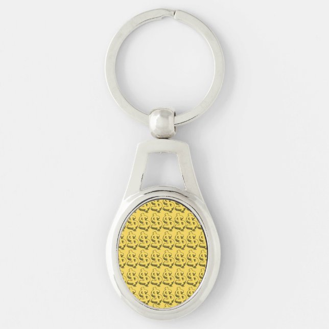 gold dolar keychain (Front)