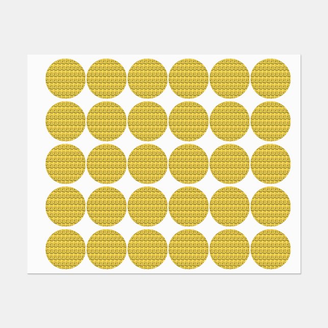 gold dolar labels (Sheet)