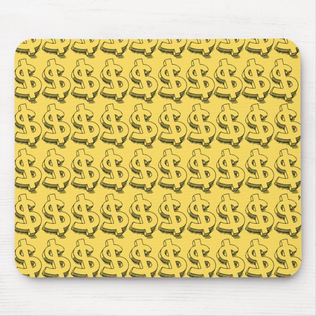 gold dolar mouse pad (Front)