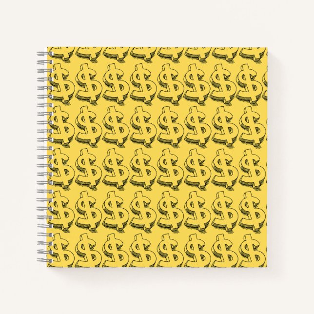 gold dolar notebook (Front)