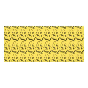 gold dolar rack card