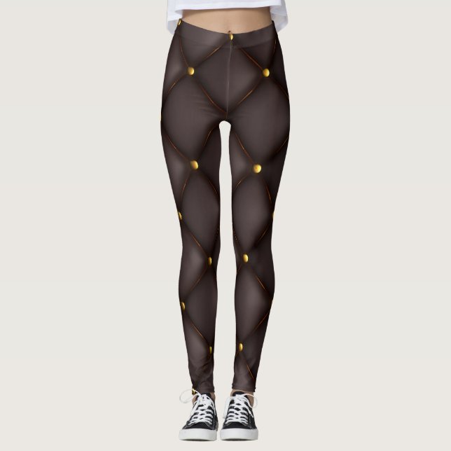 Gold Dots Leggings (Front)