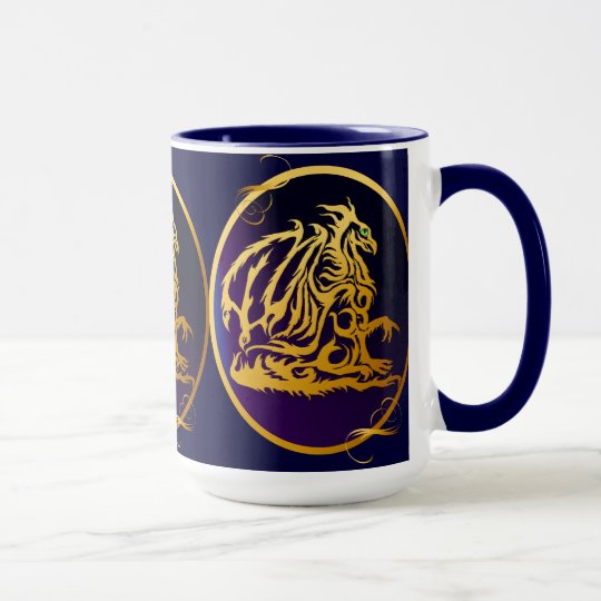 Gold Dragon 1 Mugs