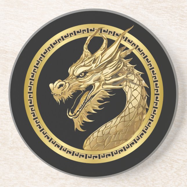 Gold Dragon- Coaster (Front)