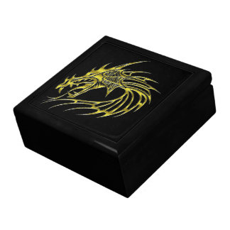 Gold Dragon Design Gift Jewelry Box