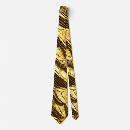 Gold Dragon Scale Neck Tie