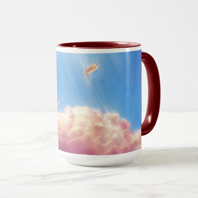 Gold Dragon: Soaring Skies Mug (Front Right)