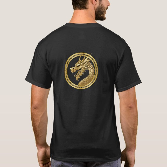 Gold Dragon- T-Shirt (Back)