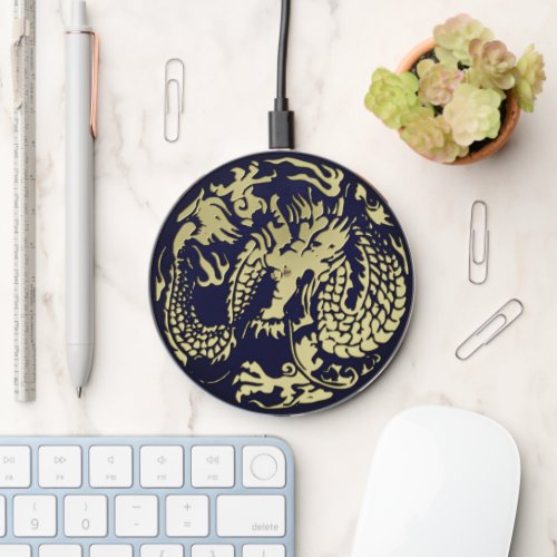 Gold Dragon Wireless Charger