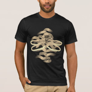 Gold Dragonfly Painting T-Shirt