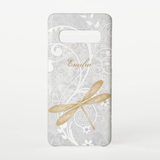 Gold Dragonfly Personalize Samsung Galaxy Case