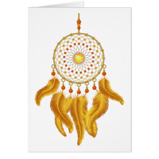 Gold Dream Catcher Cards (Front)