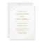 Gold Dress Sparkle Quinceanera Invitation