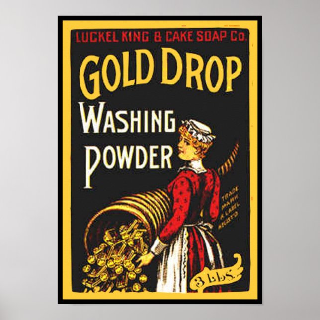 Gold Drop Washing Powder Poster (Front)