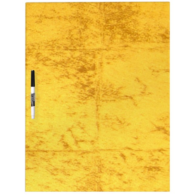 Gold Dry Erase Board (Front)