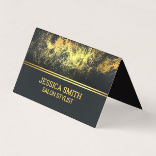 Gold Dust Background Business Card