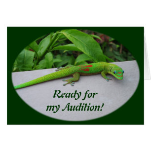 Gold Dust Day Gecko – Audition and Get Some Gecko Cards