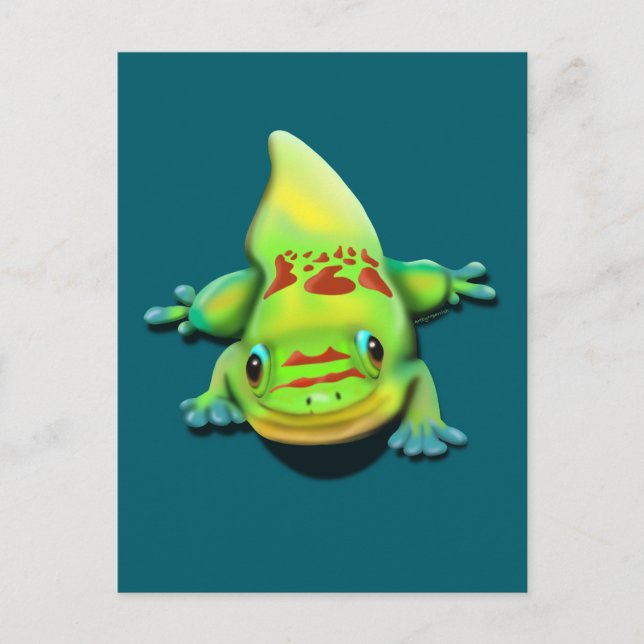 Gold Dust Day gecko Postcard (Front)