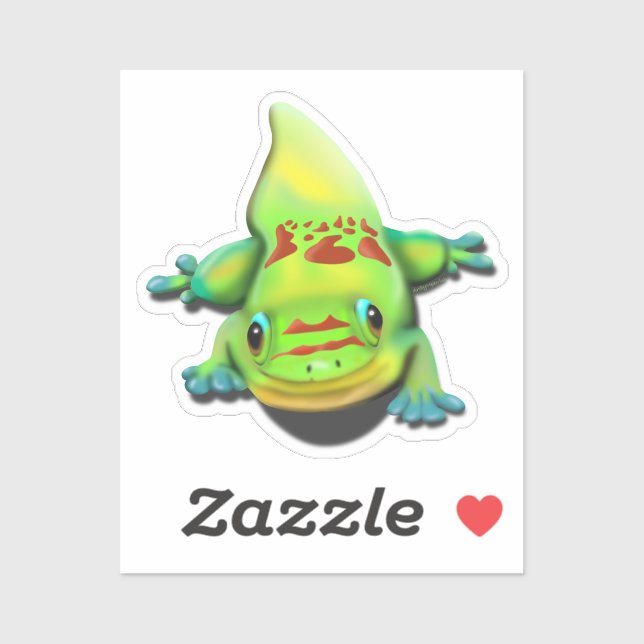 Gold Dust Day Gecko Sticker (Sheet)