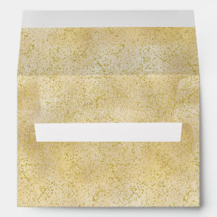 Gold Dust Sparkle Confetti Envelope