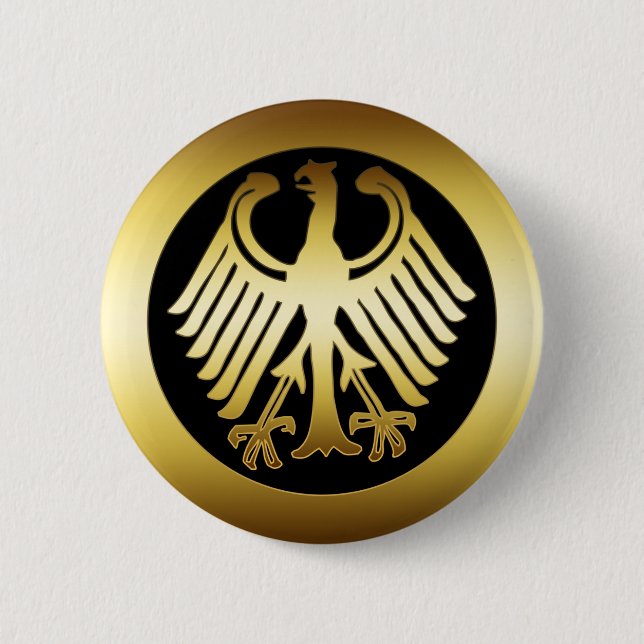 GOLD EAGLE PINBACK BUTTON (Front)